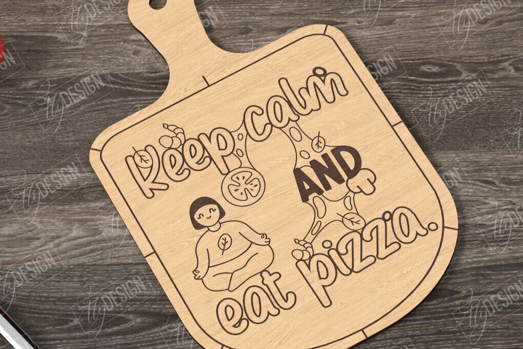 Σετ των 2 Intra απο ξύλο plywood 3mm-4mm πάχος – Pizza Board| Σανίδα κοπής |CNC Δίασταση  20x20 cm INTRAFABR-121513017