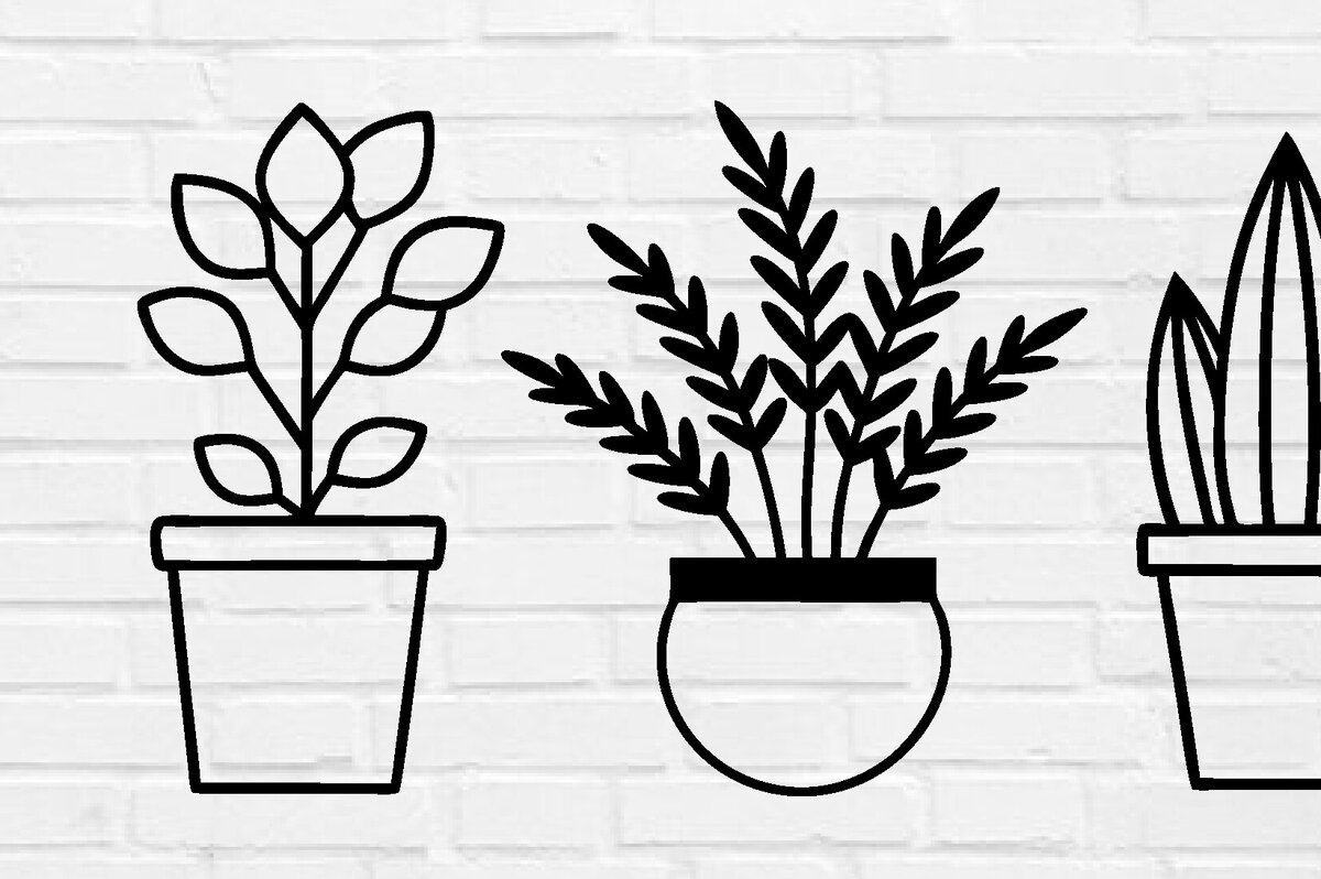 Intra απο ξύλο plywood 3mm-4mm πάχος – Αρχεία κοπής με λέιζερ τέχνης τοίχου φυτών Δίασταση  40x30 cm INTRAFABR-100954209