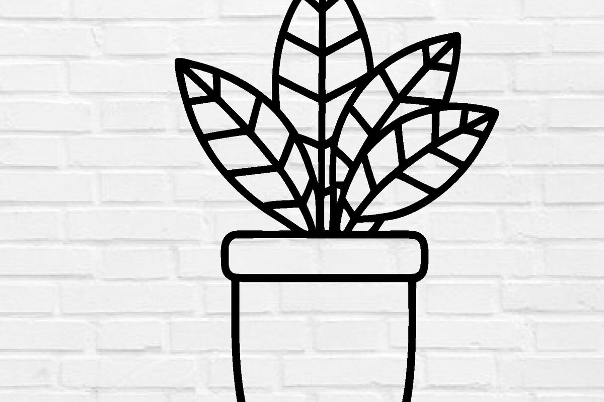 Σετ των 2 Intra απο ξύλο plywood 3mm-4mm πάχος – Διακόσμηση τοίχου φυτών,PNG Δίασταση  40x30 cm INTRAFABR-100953537