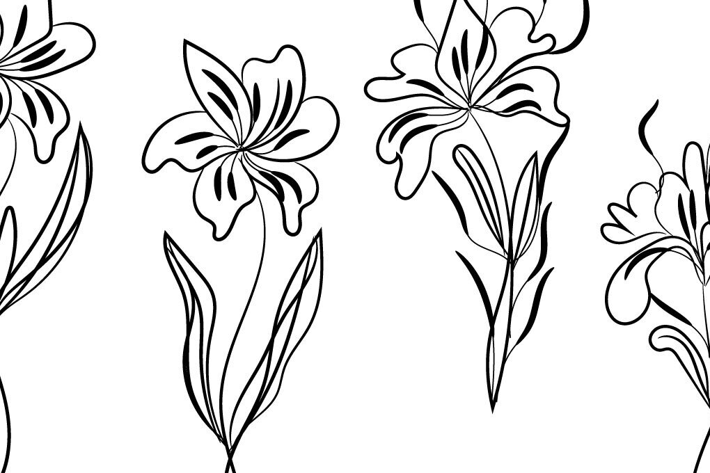 Σετ των 2 Intra απο ξύλο plywood 3mm-4mm πάχος – Φυτά και λουλούδια αγριολούλουδο Δίασταση  20x20 cm INTRAFABR-90887598