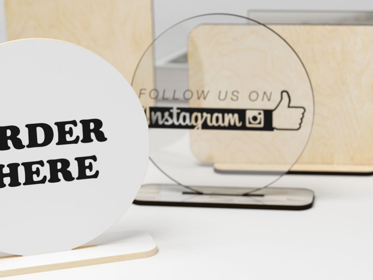 Σετ των 2 Intra απο ξύλο plywood 3mm-4mm πάχος – Σχέδια πλακών &amp; περιπτέρων Δίασταση  20x20 cm INTRAFABR-25264273