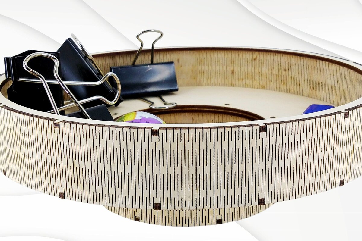 Σετ των 2 Intra απο ξύλο plywood 3mm-4mm πάχος – Βάση πλάκας Δίασταση  20x20 cm INTRAFABR-30428699