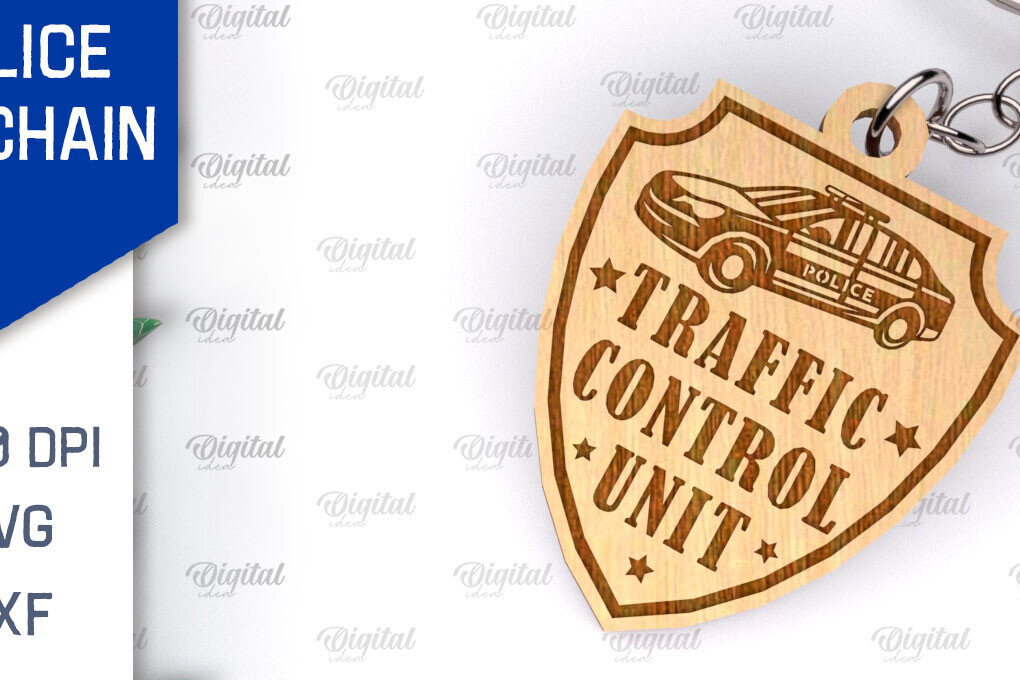 Σετ των 3 Intra απο ξύλο plywood 3mm-4mm πάχος – Ξύλινο μπρελόκ αστυνομικής κοπής με λέιζερ Δίασταση  5x5 cm INTRAFABR-99551206