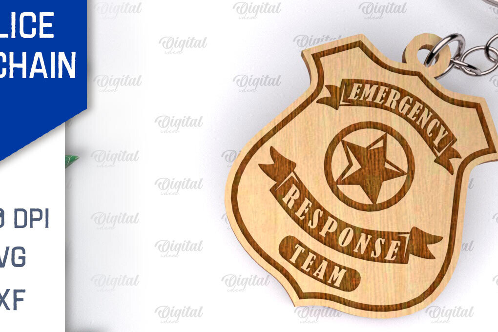 Σετ των 3 Intra απο ξύλο plywood 3mm-4mm πάχος – Ξύλινο μπρελόκ αστυνομικής κοπής με λέιζερ Δίασταση  5x5 cm INTRAFABR-99551235