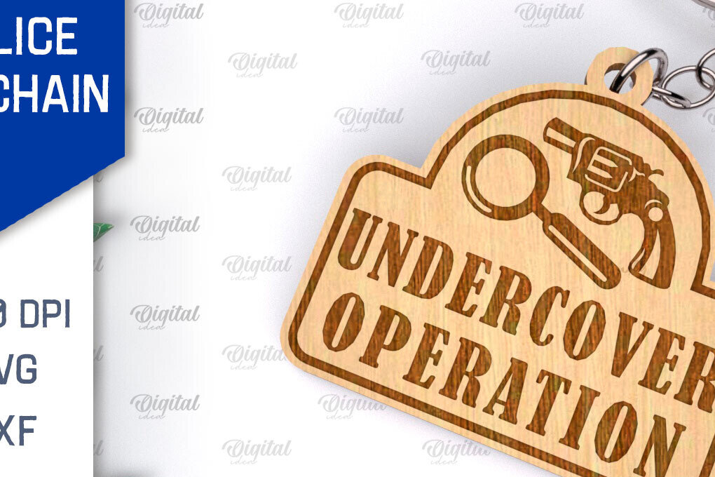 Σετ των 3 Intra απο ξύλο plywood 3mm-4mm πάχος – Ξύλινο μπρελόκ αστυνομικής κοπής με λέιζερ Δίασταση  5x5 cm INTRAFABR-99551280