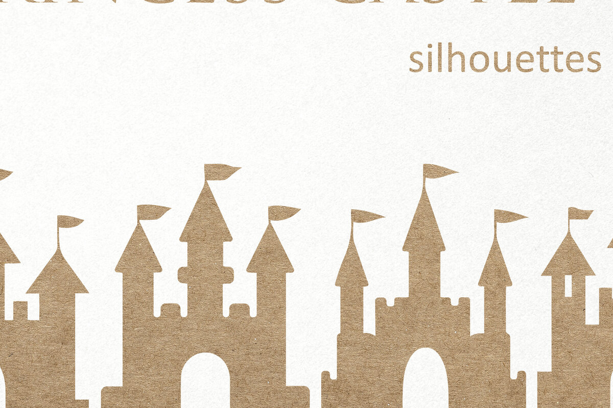 Σετ των 2 Intra απο ξύλο plywood 3mm-4mm πάχος – Πριγκίπισσα Κάστρο. Πακέτο παραμυθιού Δίασταση  20x20 cm INTRAFABR-115011353