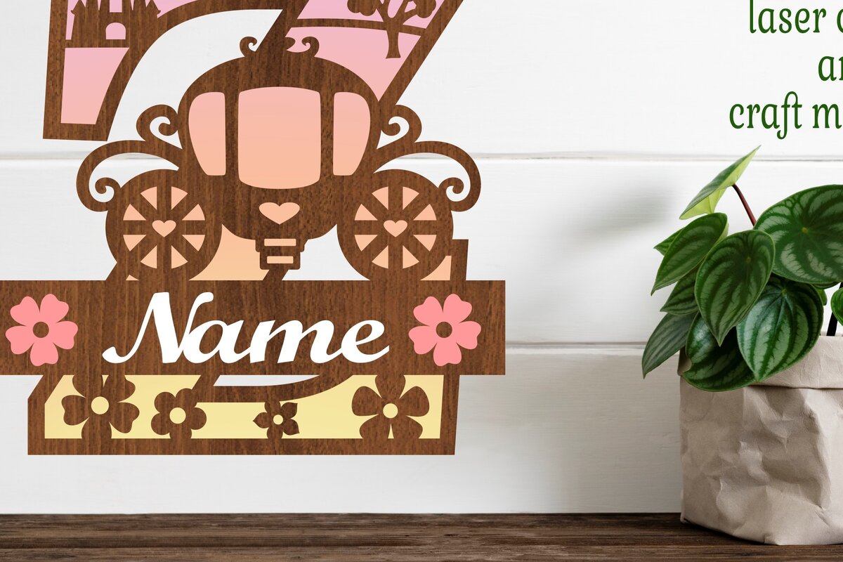 Σετ των 2 Intra απο ξύλο plywood 3mm-4mm πάχος – Πριγκίπισσα Μονόγραμμα Letter Z Δίασταση  20x20 cm INTRAFABR-76568465