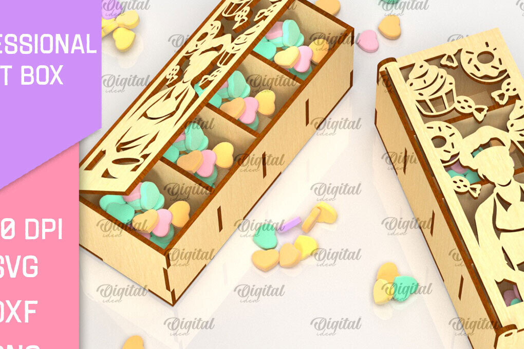 Σετ των 2 Intra απο ξύλο plywood 3mm-4mm πάχος – Επαγγελματικό κουτί δώρου Δίασταση  20x20 cm INTRAFABR-98268785