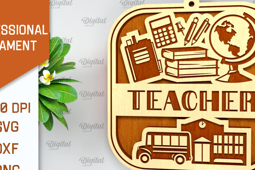 Σετ των 2 Intra απο ξύλο plywood 3mm-4mm πάχος – Επαγγελματικό Ξύλινο Στολίδι Δίασταση  20x20 cm INTRAFABR-97966958