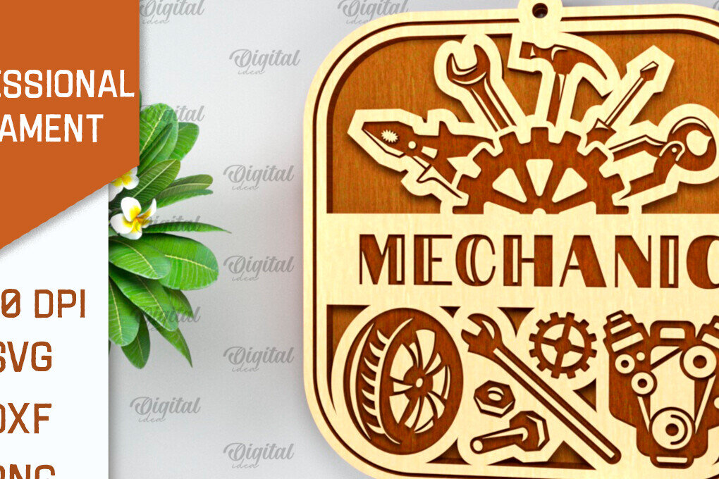 Σετ των 2 Intra απο ξύλο plywood 3mm-4mm πάχος – Επαγγελματικό Ξύλινο Στολίδι Δίασταση  20x20 cm INTRAFABR-97966979