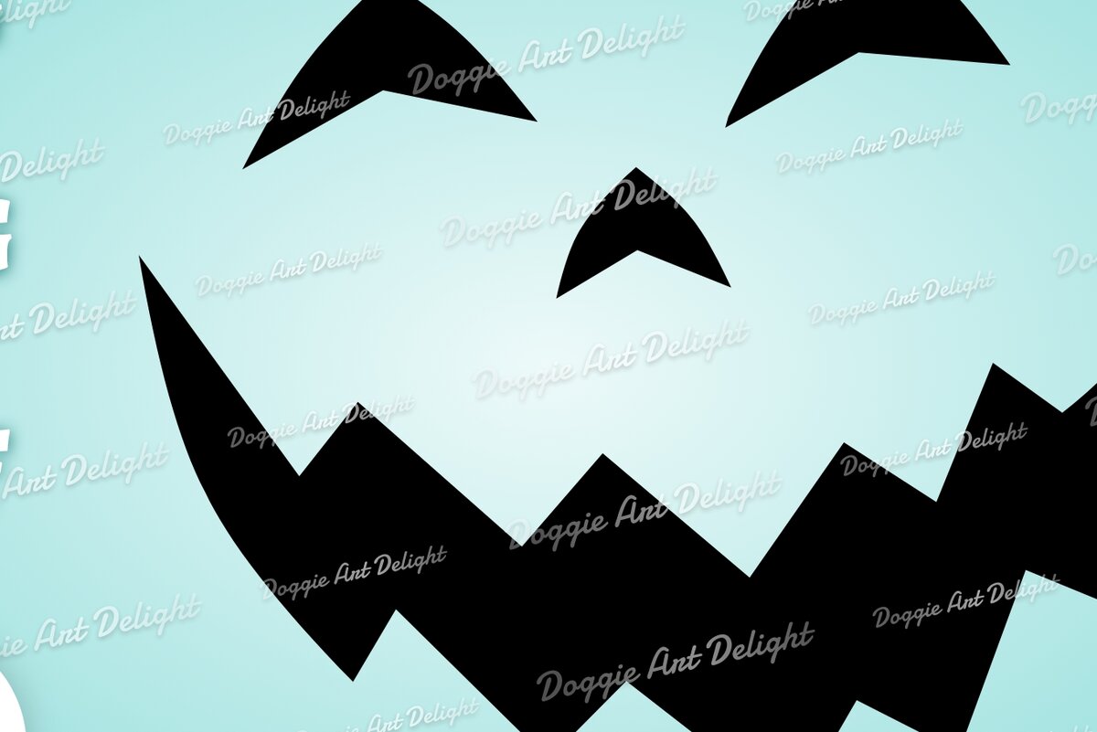 Σετ των 2 Intra απο ξύλο plywood 3mm-4mm πάχος – Κολοκύθα Face Png Halloween Δίασταση  20x20 cm INTRAFABR-78516356