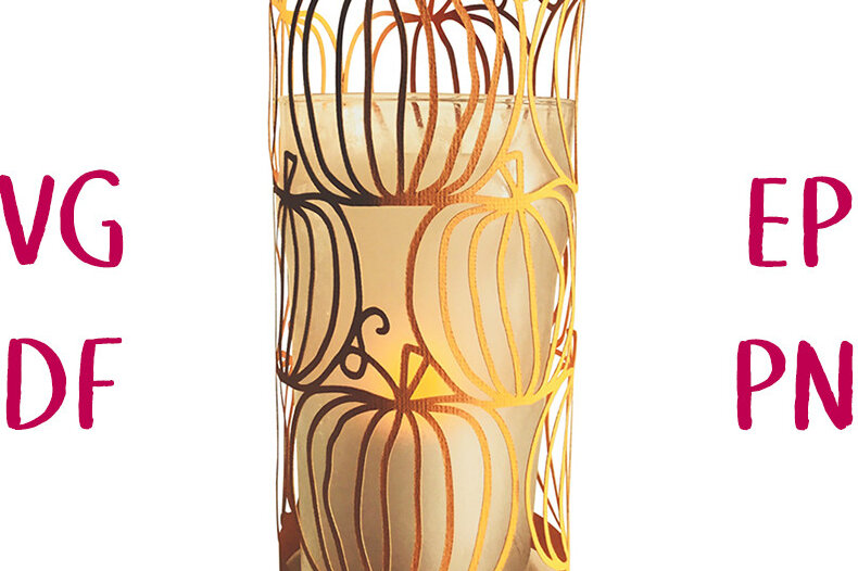 Σετ των 2 Intra απο ξύλο plywood 3mm-4mm πάχος – Αρχείο αποκοπής φαναριού κολοκύθας Papercut Δίασταση  20x20 cm INTRAFABR-17995979