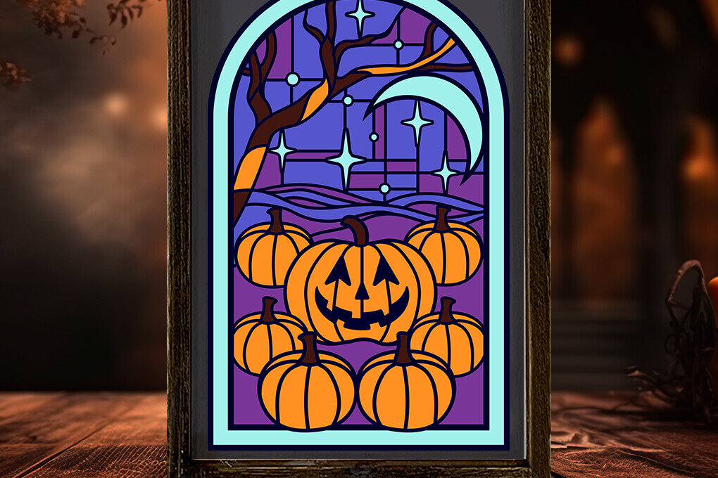 Σετ των 2 Intra απο ξύλο plywood 3mm-4mm πάχος – Κολοκύθα Patch Βιτρώ Δίασταση  20x20 cm INTRAFABR-81693262