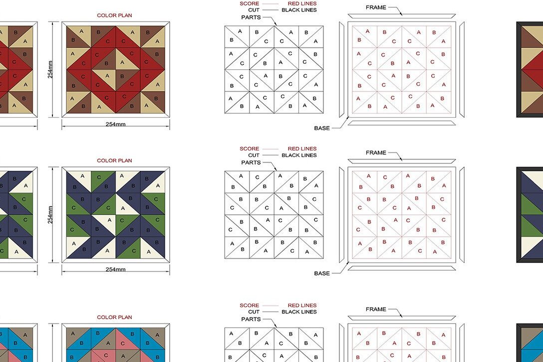 Σετ των 2 Intra απο ξύλο plywood 3mm-4mm πάχος – Παπλωματοθήκες / Απλά Μίνι Παπλώματα Αχυρώνας Δίασταση  20x20 cm INTRAFABR-41862212