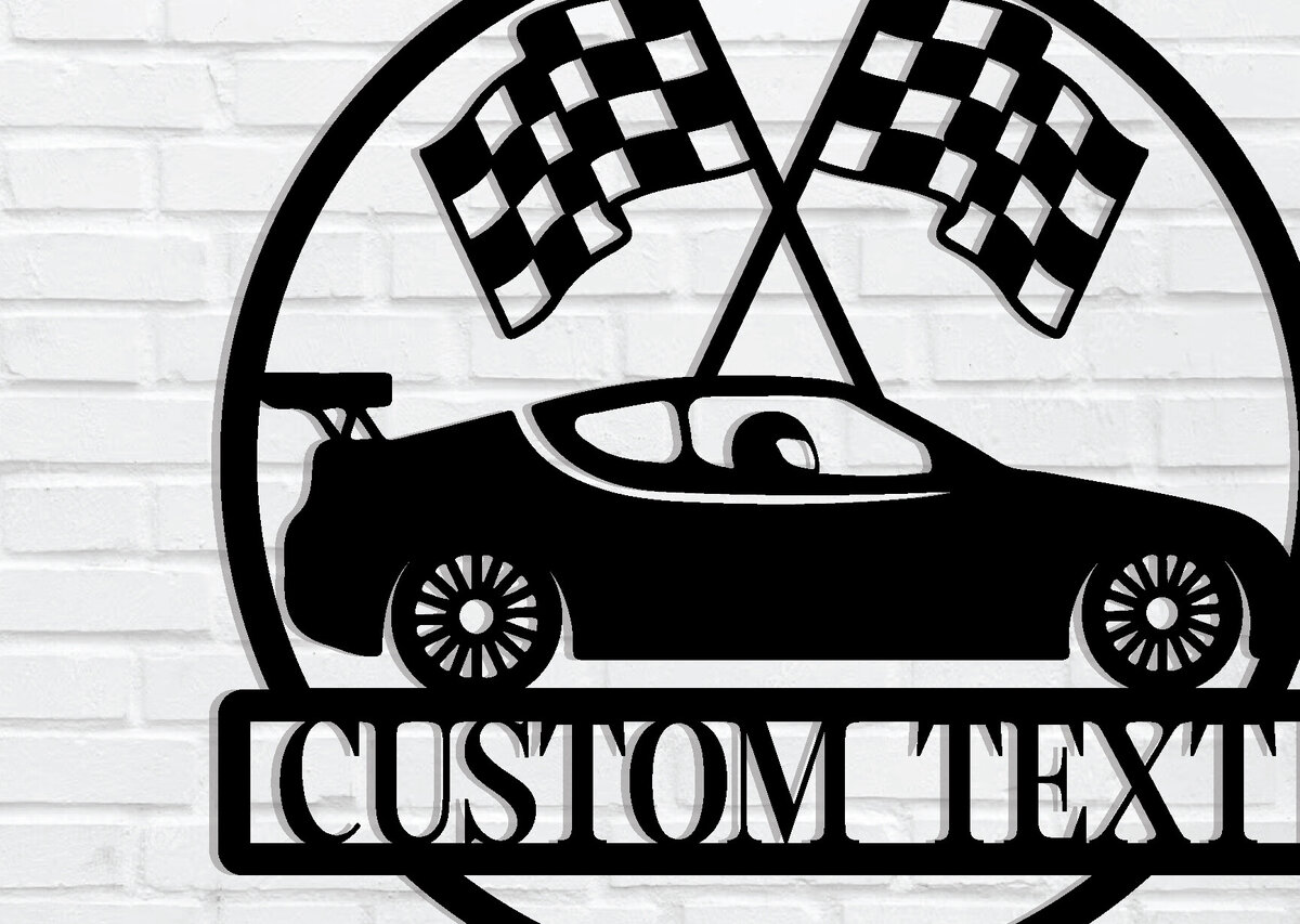 Σετ των 2 Intra απο ξύλο plywood 3mm-4mm πάχος –  πινακίδα προσαρμοσμένης ονομασίας αγωνιστικού αυτοκινήτου Δίασταση  20x20 cm INTRAFABR-106020914