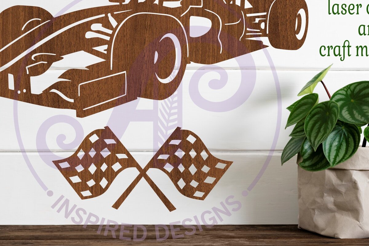 Σετ των 2 Intra απο ξύλο plywood 3mm-4mm πάχος – Επιτοίχια πινακίδα αγωνιστικού αυτοκινήτου, Αρχείο. Διάνυσμα περικοπή Δίασταση  20x20 cm INTRAFABR-97405733