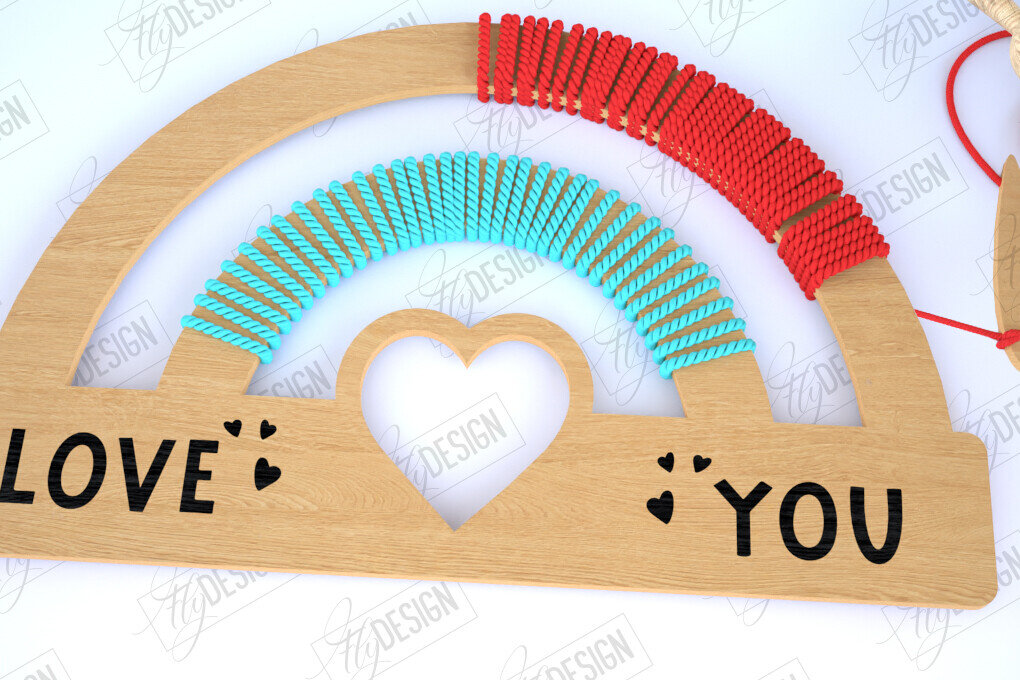Σετ των 2 Intra απο ξύλο plywood 3mm-4mm πάχος – Rainbow Craft Kit. Μοντεσσόρι Δίασταση  20x20 cm INTRAFABR-114815738