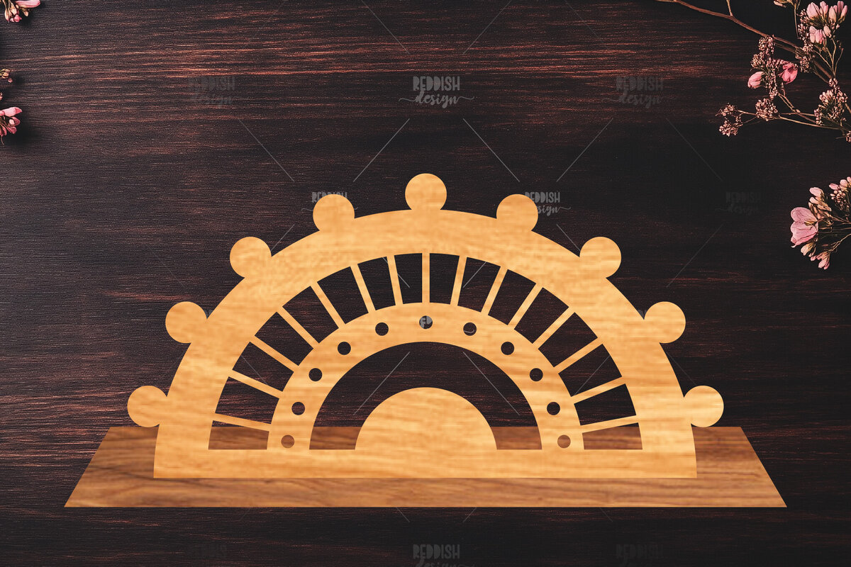 Σετ των 2 Intra απο ξύλο plywood 3mm-4mm πάχος – Διακόσμηση σπιτιού Rainbow Δίασταση  20x20 cm INTRAFABR-122463235