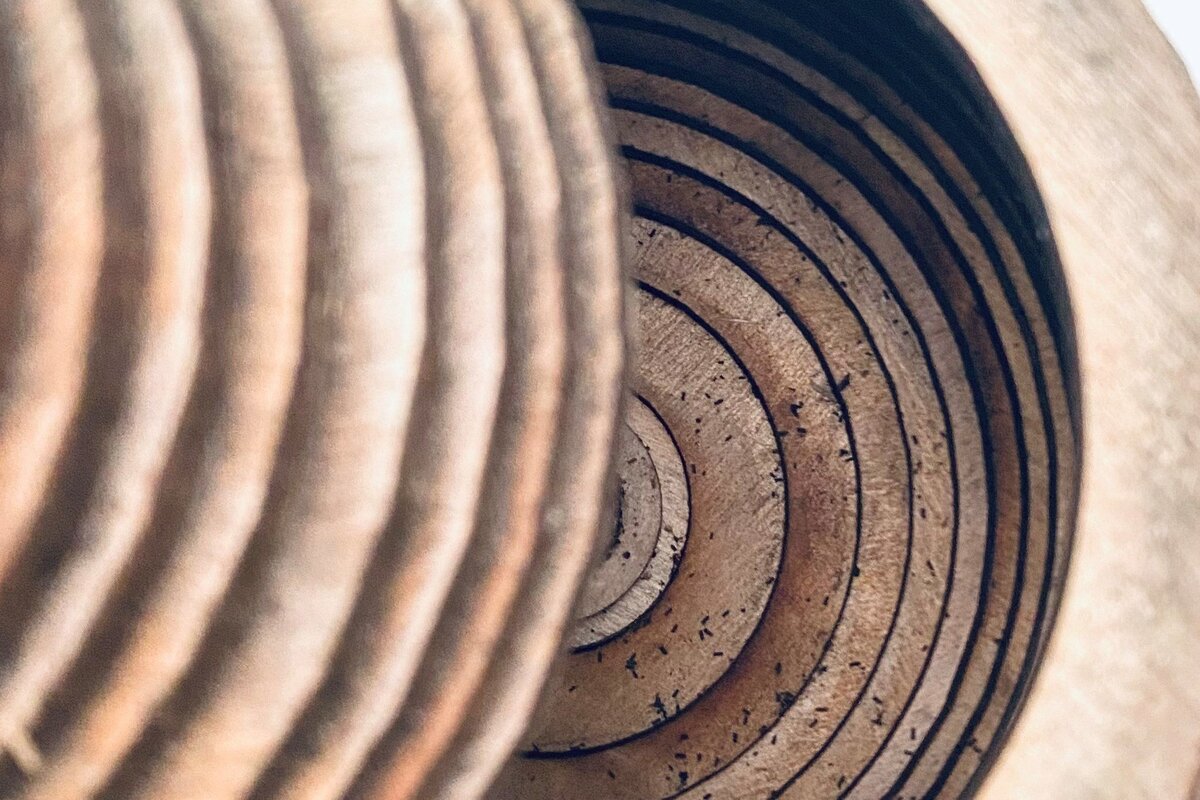 Σετ των 2 Intra απο ξύλο plywood 3mm-4mm πάχος – Κοπή λέιζερ με στοιβαγμένη σταγόνα βροχής Δίασταση  20x20 cm INTRAFABR-36871288