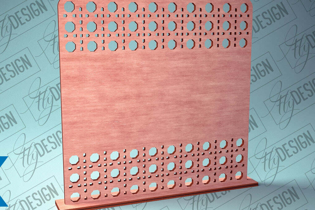 Intra απο ξύλο plywood 3mm-4mm πάχος – Rattan Sign Δίασταση  40x30 cm INTRAFABR-79148663