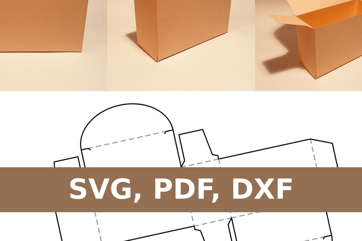 Σετ των 2 Intra απο ξύλο plywood 3mm-4mm πάχος – Ορθογώνιο κουτί δώρου Δίασταση  20x20 cm INTRAFABR-33154747