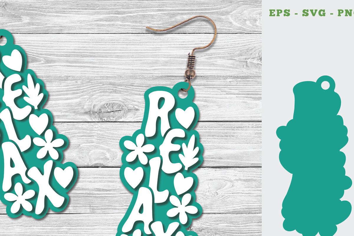 Σετ των 3 Intra απο ξύλο plywood 3mm-4mm πάχος – Σκουλαρίκια Relax Δίασταση  5x5 cm INTRAFABR-111648224