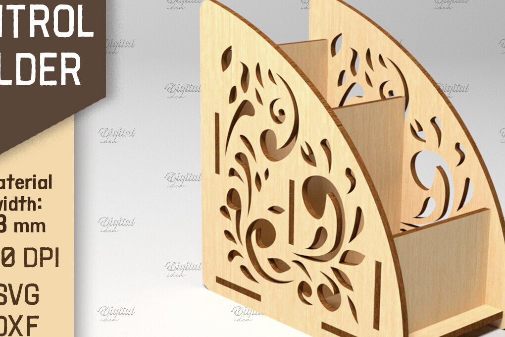 Σετ των 2 Intra απο ξύλο plywood 3mm-4mm πάχος – Στήριγμα τηλεχειριστηρίου. Storage Box Laser Δίασταση  20x20 cm INTRAFABR-87677337