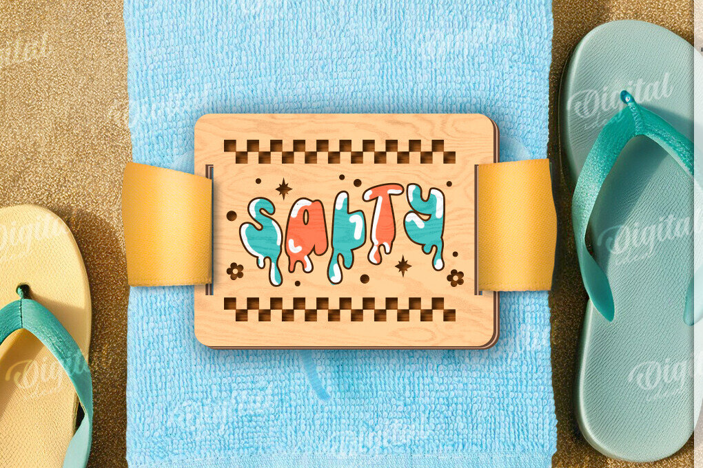 Σετ των 2 Intra απο ξύλο plywood 3mm-4mm πάχος – Ρετρό πετσέτα δώρου Ετικέτα κοπής με λέιζερ Δίασταση  20x20 cm INTRAFABR-121502932