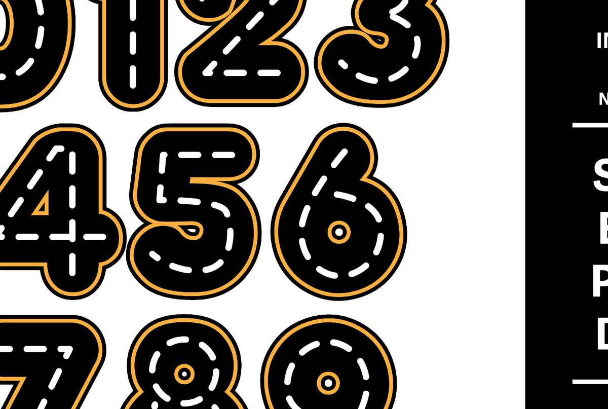 Σετ των 2 Intra απο ξύλο plywood 3mm-4mm πάχος – Πακέτο με αριθμούς δρόμου Δίασταση  20x20 cm INTRAFABR-90445101