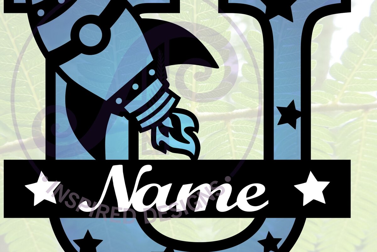 Σετ των 2 Intra απο ξύλο plywood 3mm-4mm πάχος – Αρχείο Rocket Monogram Letter U Δίασταση  20x20 cm INTRAFABR-69528358