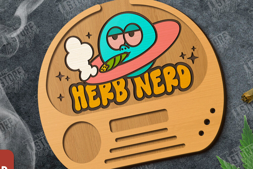 Σετ των 2 Intra απο ξύλο plywood 3mm-4mm πάχος – Κοπή λέιζερ κυλιόμενου δίσκου | Tobacco Rolling Δίασταση  20x20 cm INTRAFABR-120363339