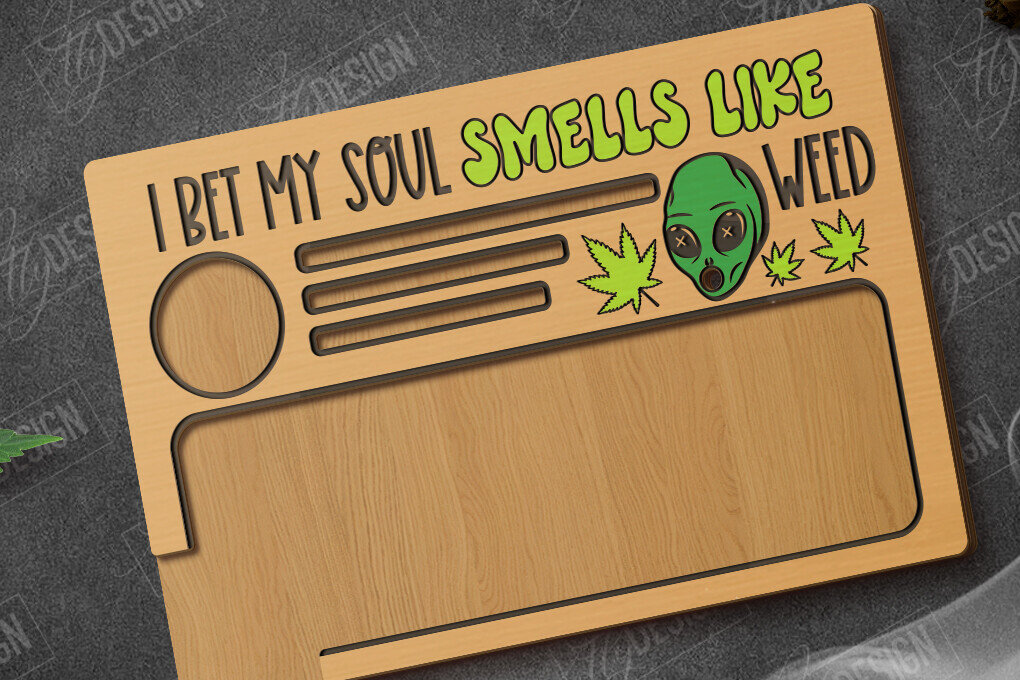 Σετ των 2 Intra απο ξύλο plywood 3mm-4mm πάχος – Κυλιόμενος δίσκος | Tobacco Rolling | Καπνός Δίασταση  20x20 cm INTRAFABR-119133789