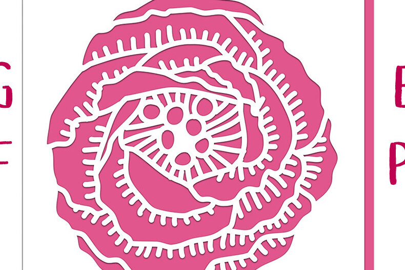 Σετ των 2 Intra απο ξύλο plywood 3mm-4mm πάχος – Αρχείο κομμένου κάρτας με διάφραγμα Roman Flower Δίασταση  20x20 cm INTRAFABR-30385346