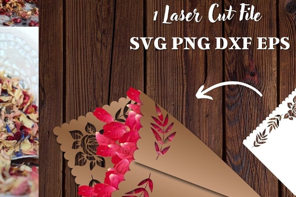 Σετ των 2 Intra απο ξύλο plywood 3mm-4mm πάχος – Ροζ Κώνος για Πέταλα Δίασταση  20x20 cm INTRAFABR-34159842