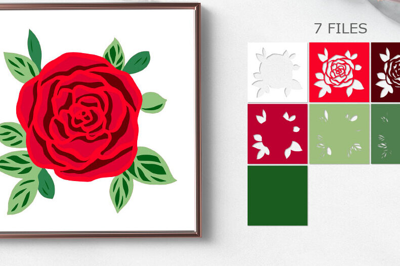 Σετ των 2 Intra απο ξύλο plywood 3mm-4mm πάχος –  προτύπου Rose Lightbox / Rose Cri Δίασταση  20x20 cm INTRAFABR-118220358