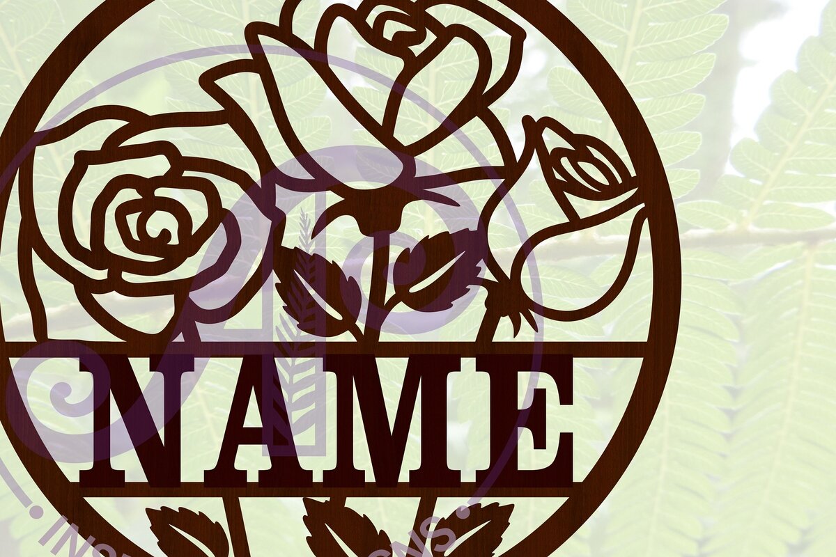 Σετ των 2 Intra απο ξύλο plywood 3mm-4mm πάχος – Σήμα ονόματος Roses Δίασταση  20x20 cm INTRAFABR-67415616