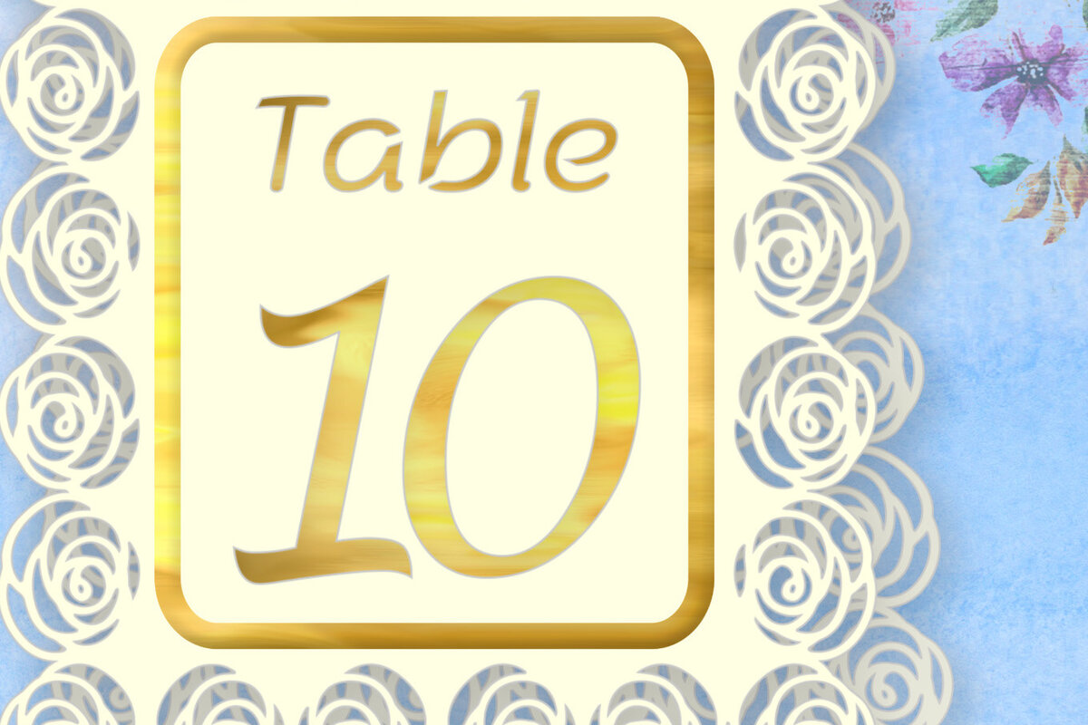 Σετ των 2 Intra απο ξύλο plywood 3mm-4mm πάχος – Τραπεζάκι με τριαντάφυλλα νούμερο 10 Δίασταση  20x20 cm INTRAFABR-70189386