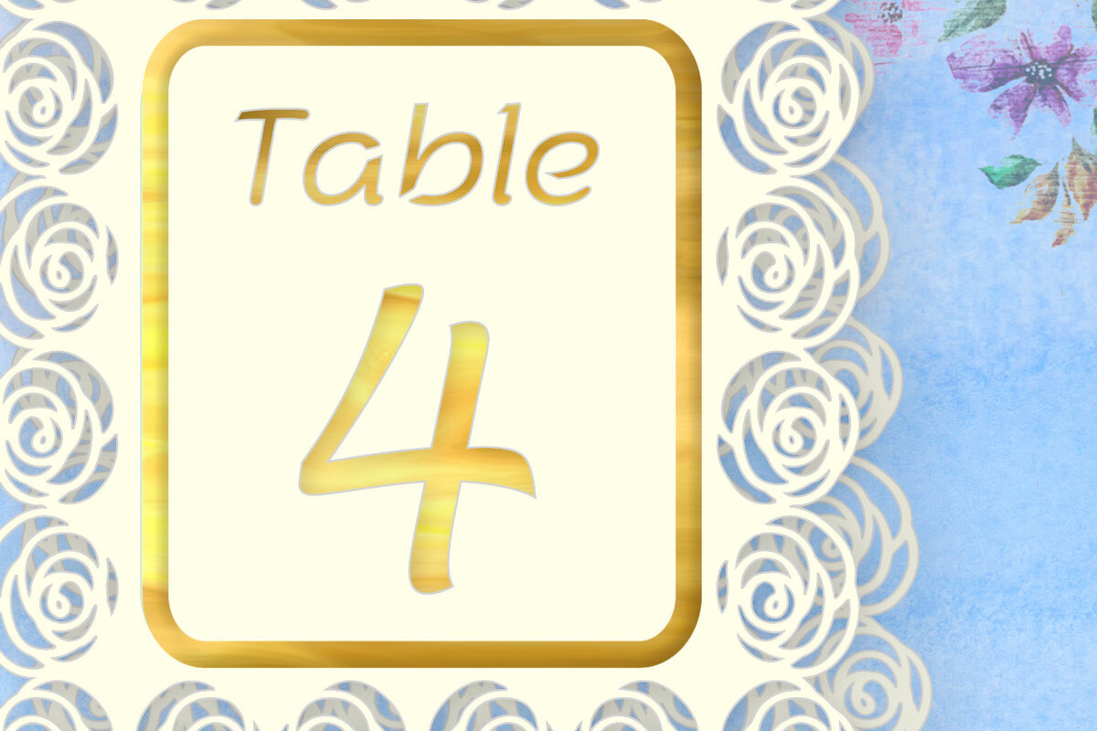 Σετ των 2 Intra απο ξύλο plywood 3mm-4mm πάχος – Τραπεζάκι Τριαντάφυλλο Αριθμός 4 Δίασταση  20x20 cm INTRAFABR-69910111