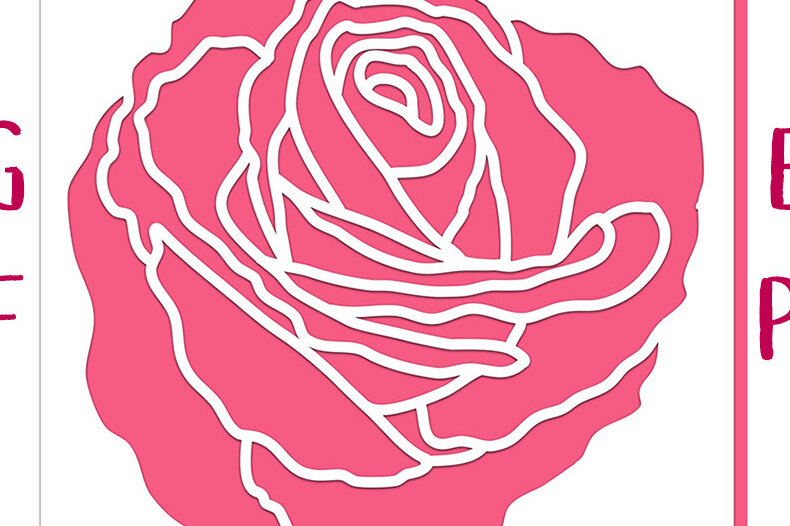 Σετ των 2 Intra απο ξύλο plywood 3mm-4mm πάχος – Rosie Card Cut Δίασταση  20x20 cm INTRAFABR-24658175