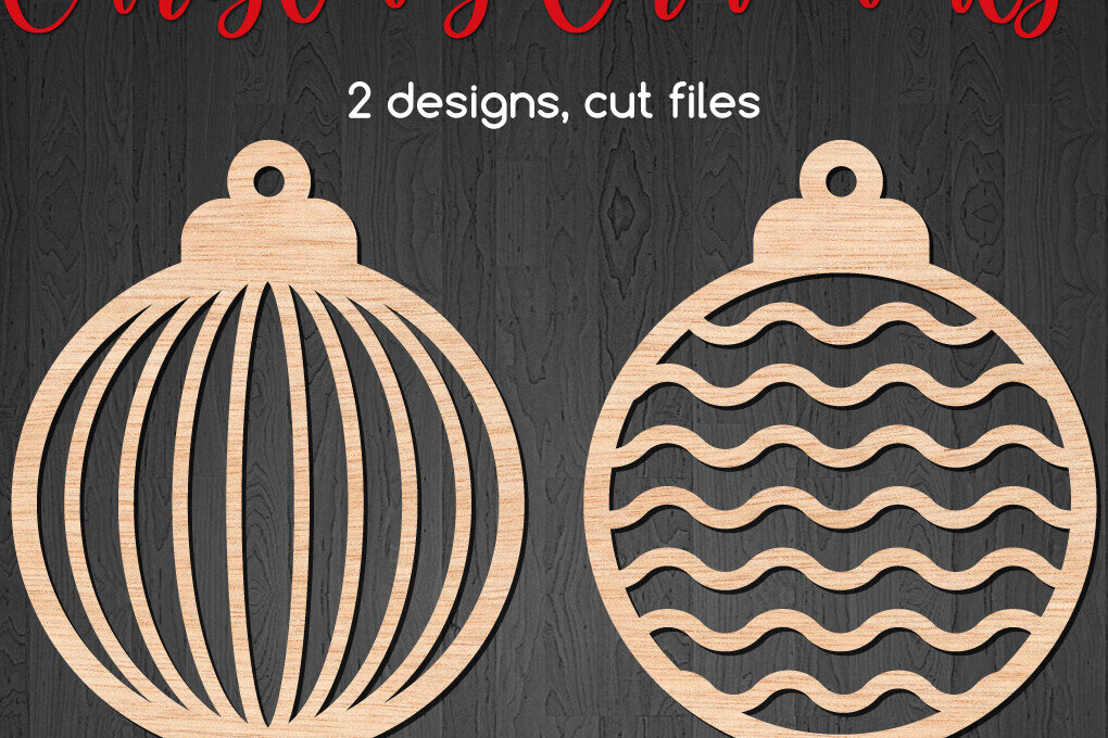 Σετ των 2 Intra απο ξύλο plywood 3mm-4mm πάχος – Στρογγυλά Χριστουγεννιάτικα Στολίδια Δίασταση  20x20 cm INTRAFABR-108542735