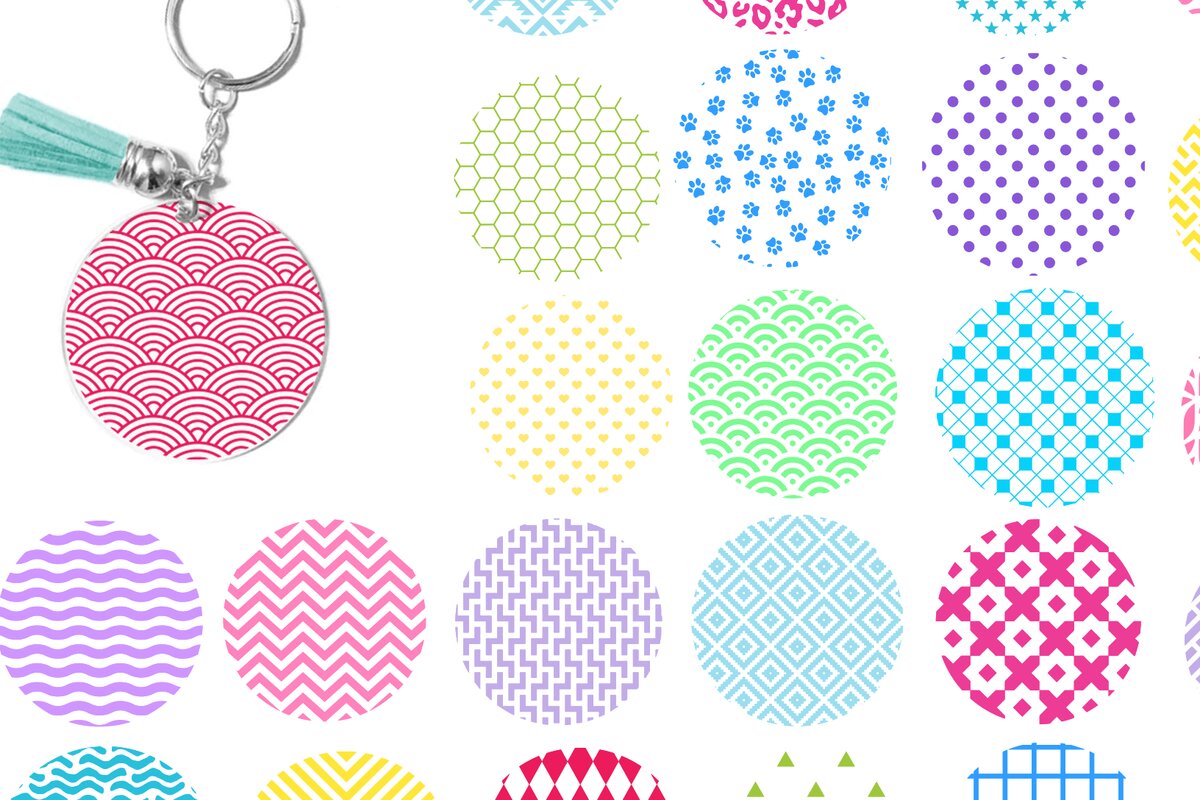 Σετ των 3 Intra απο ξύλο plywood 3mm-4mm πάχος – Στρογγυλό μπρελόκ Δίασταση  5x5 cm INTRAFABR-31906333