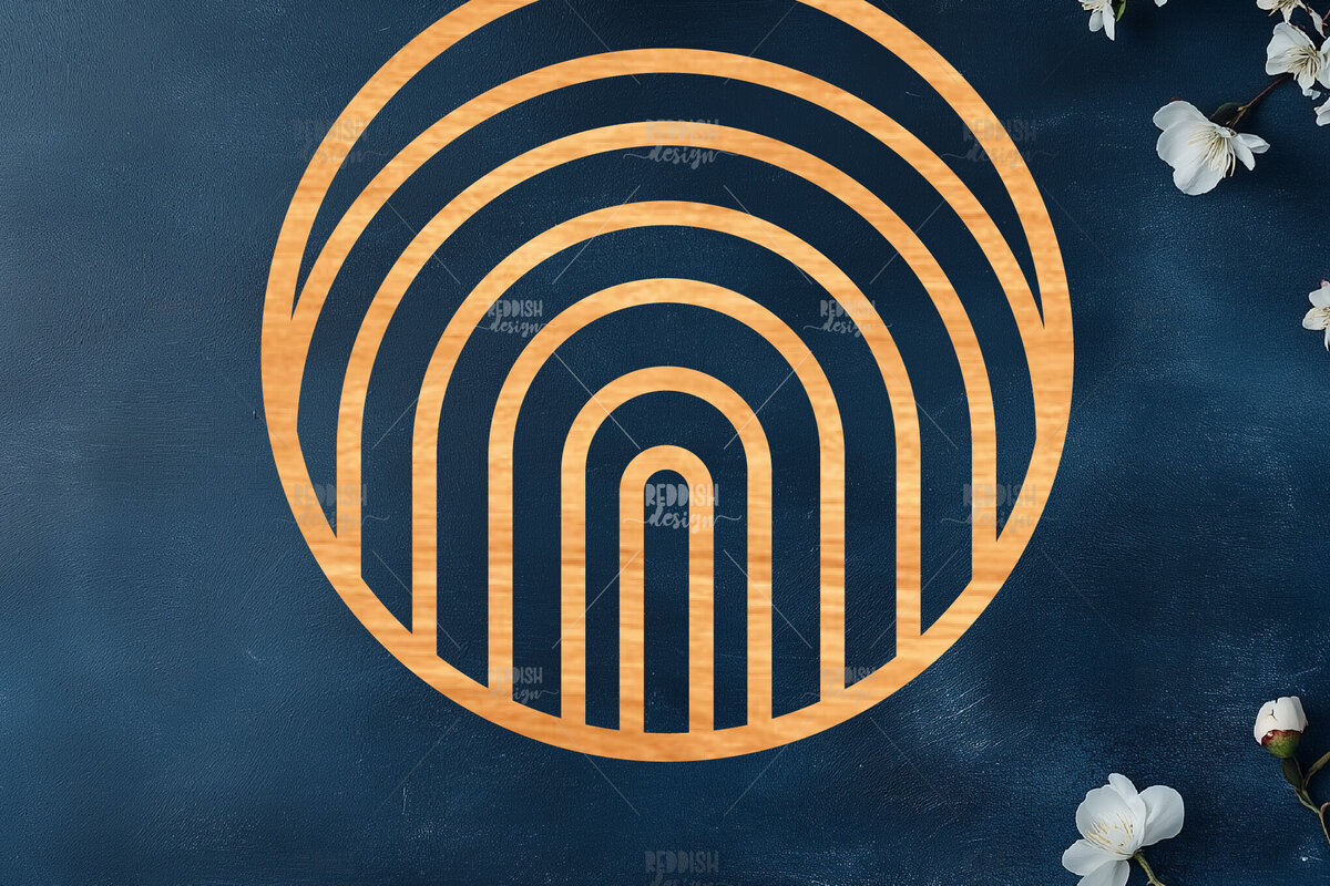 Σετ των 2 Intra απο ξύλο plywood 3mm-4mm πάχος – Στρογγυλή πινακίδα Δίασταση  20x20 cm INTRAFABR-121885673