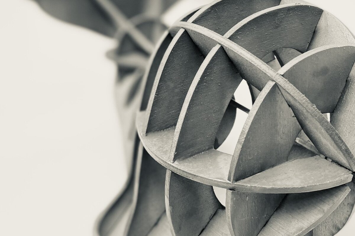 Σετ των 2 Intra απο ξύλο plywood 3mm-4mm πάχος – Στρογγυλή φάλαινα Δίασταση  20x20 cm INTRAFABR-36872358