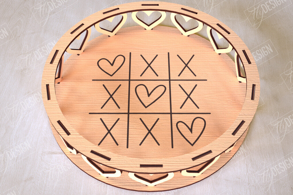 Intra απο ξύλο plywood 3mm-4mm πάχος – Στρογγυλό Ξύλινο Κουτί Δώρου | Στάση για επιδόρπιο Δίασταση  20x20 cm INTRAFABR-113997863