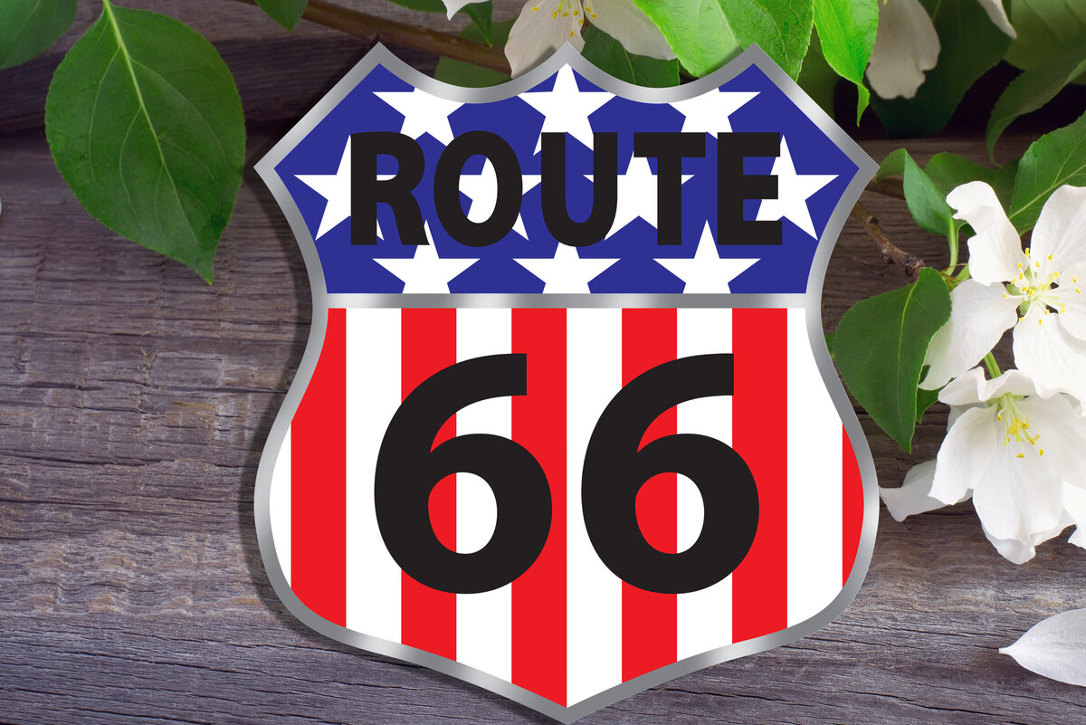 Σετ των 2 Intra απο ξύλο plywood 3mm-4mm πάχος – Πινακίδα σημαίας διαδρομής 66 Δίασταση  20x20 cm INTRAFABR-115182614