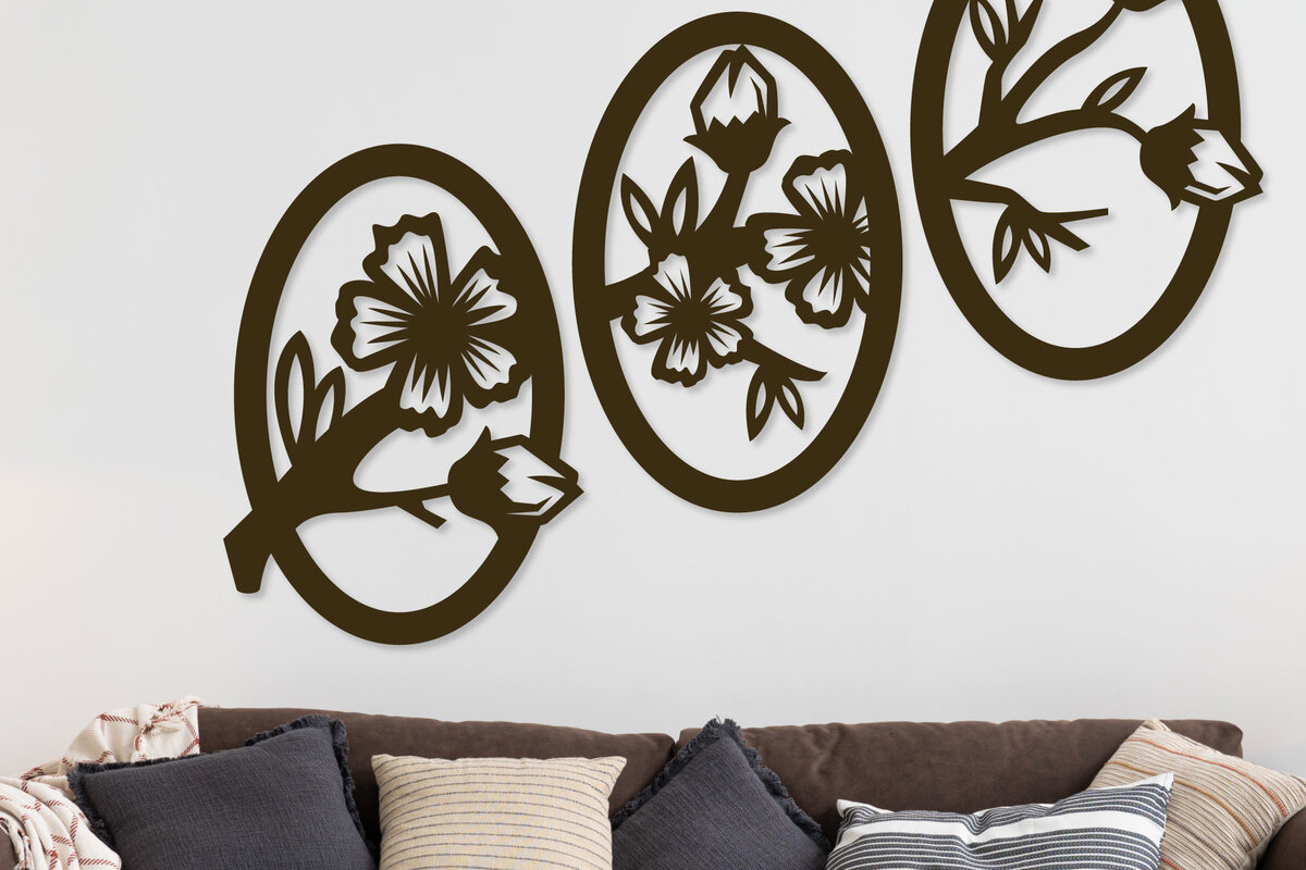 Intra απο ξύλο plywood 3mm-4mm πάχος – Sakura Branch Decor τοίχου Δίασταση  40x30 cm INTRAFABR-74399311