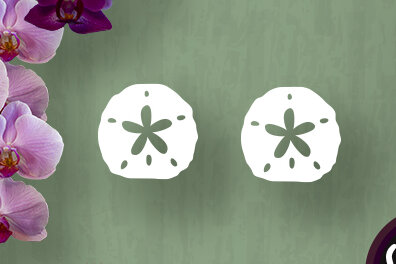 Σετ των 3 Intra απο ξύλο plywood 3mm-4mm πάχος – Δολάριο άμμου σκουλαρίκια διάνυσμα περικοπή Δίασταση  5x5 cm INTRAFABR-5868173