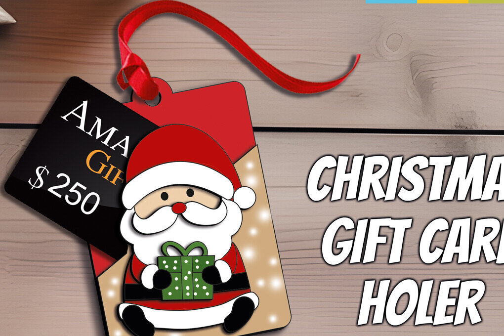 Σετ των 2 Intra απο ξύλο plywood 3mm-4mm πάχος – Θήκη χριστουγεννιάτικων δώρων Άγιος Βασίλης Δίασταση  20x20 cm INTRAFABR-111602358