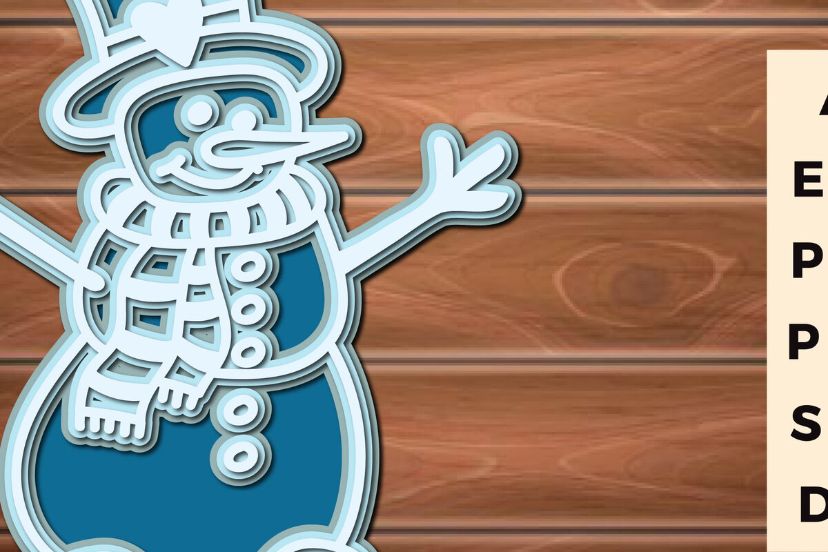 Σετ των 2 Intra απο ξύλο plywood 3mm-4mm πάχος – Santa Multilayers Δίασταση  20x20 cm INTRAFABR-17623540