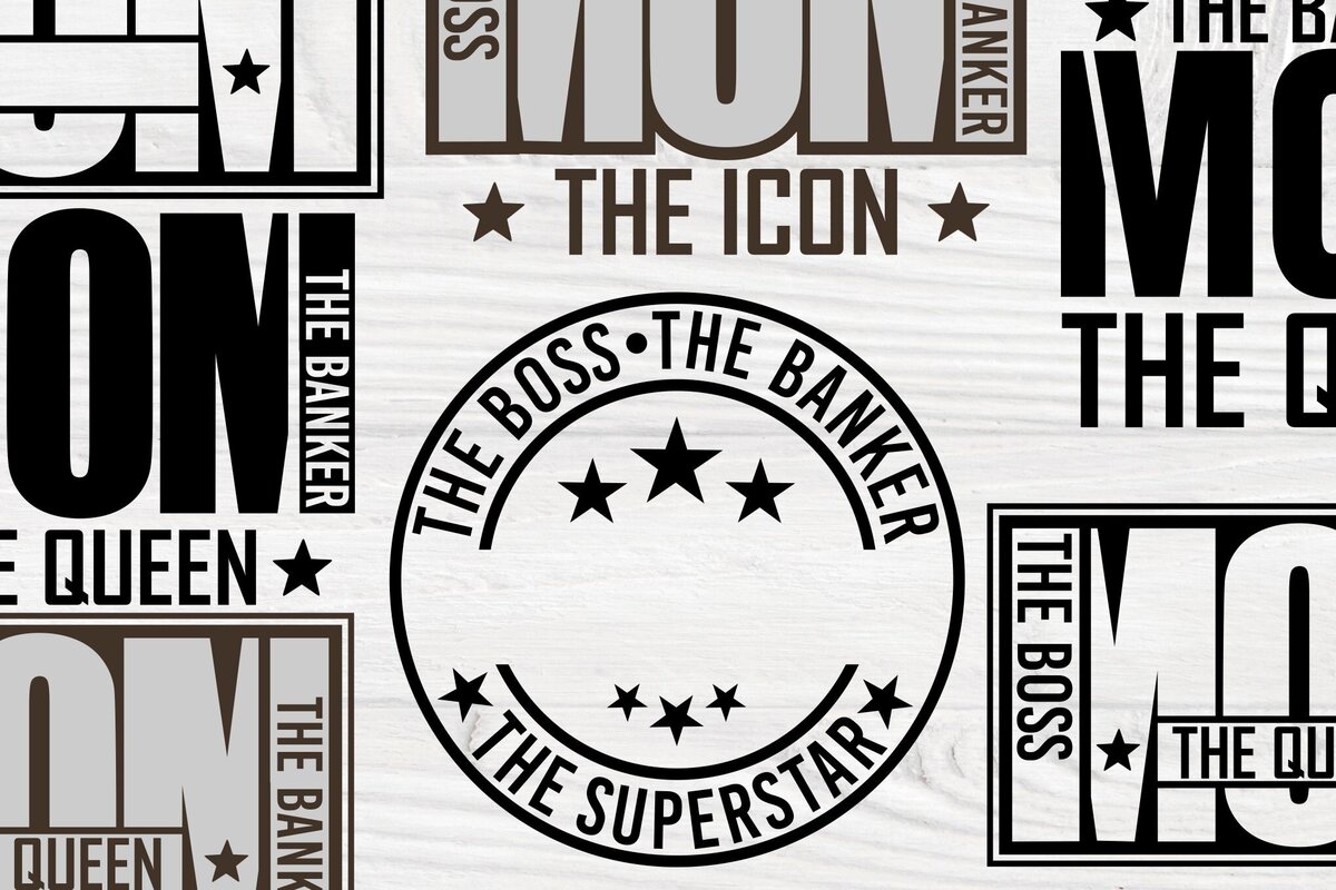 Σετ των 2 Intra απο ξύλο plywood 3mm-4mm πάχος – Πακέτο Σαρκαστικής Μαμάς - Αποφθέγματα μαμάς Δίασταση  20x20 cm INTRAFABR-112277197